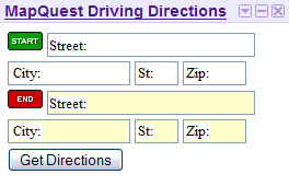 MapQuest Driving Directions